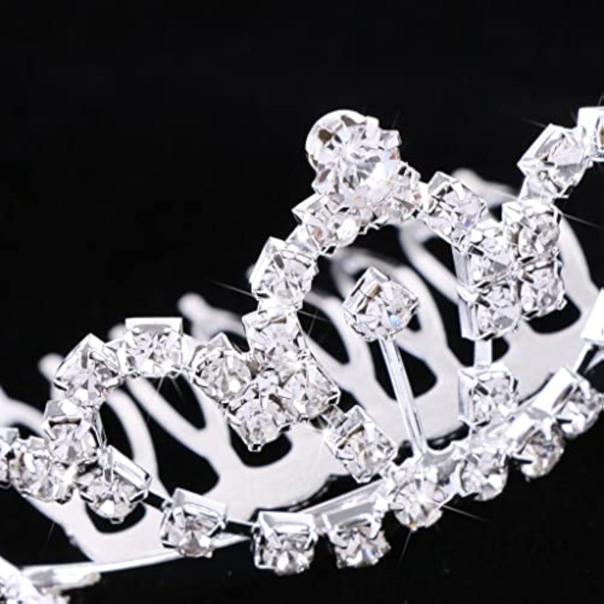 Kids' Princess Mini Crown Diamante Rhinestone Hair Clip
